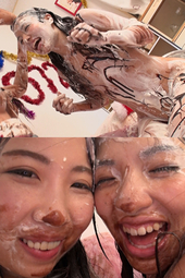 ケーキ生クリームメッシー舐め愛ハッピーメリークリスマス 宮沢ゆかり 玉木くるみ