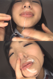【鼻】鼻水大量超ダラダラ!!エゲツない鼻ちょうちん女 白鳥すず
