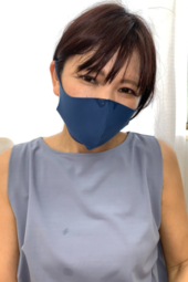 【主婦歴20年!!】ご近所にいそうな美熟女のマスクに超長くて粘度質な鼻水が付着した瞬間?!